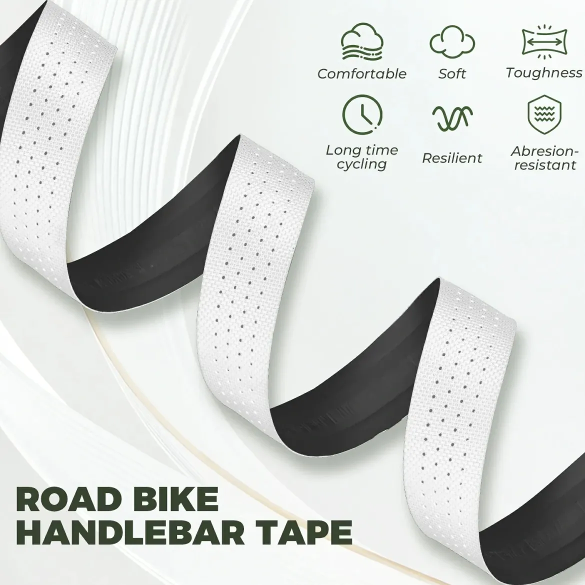 Road Bike Handlebar Tape 3mm Extra Long 220cm