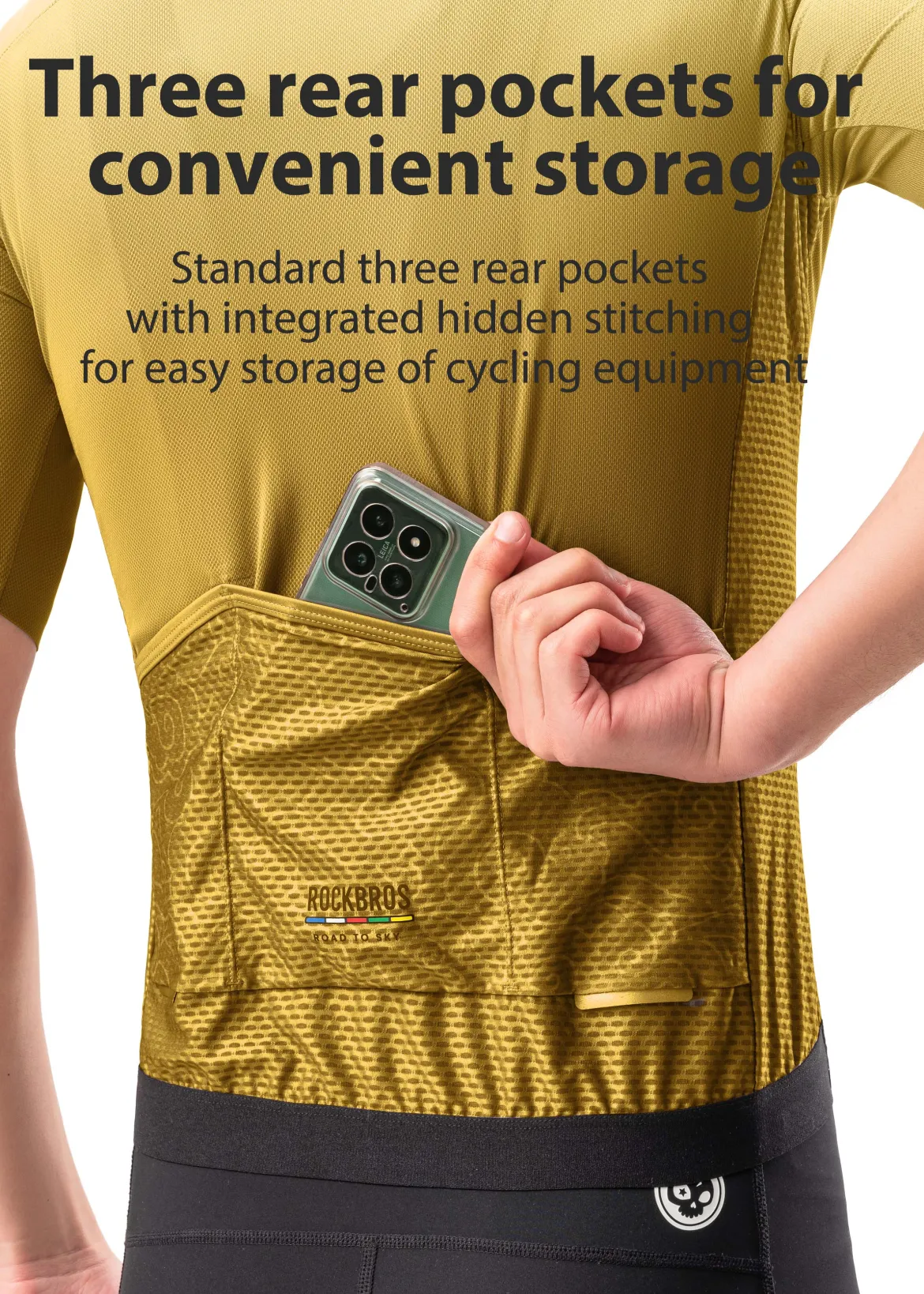 Road to Sky Men's Cycling Short-Sleeved Jersey Pro | ROCKBROS