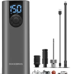 ROCKBROS A8 Mini Electric Air Bike Tire Pump 150PSl 2*2600mAh