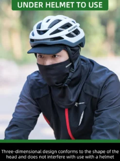 ROCKBROS Balaclava Thermal Full Face Ski Mask with Brim Windproof Neck Warmer