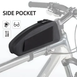 ROCKBROS Bike Bag Top Tube Bike Frame Bag Waterproof Two Zipper Pockets
