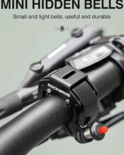 ROCKBROS Bike Bells Hidden for 22.2mm Handlebars More Than 100dB