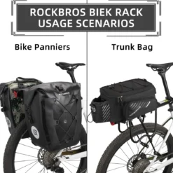 ROCKBROS Bike Cargo Rack Most 165lbs Capacity