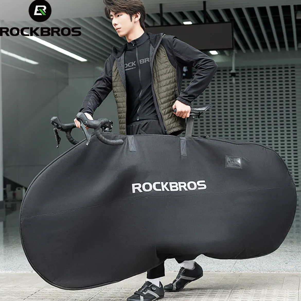 ROCKBROS Bike Carry Bag Storage Bag Waterproof Road Bike 26'' MTB Carrier Bag