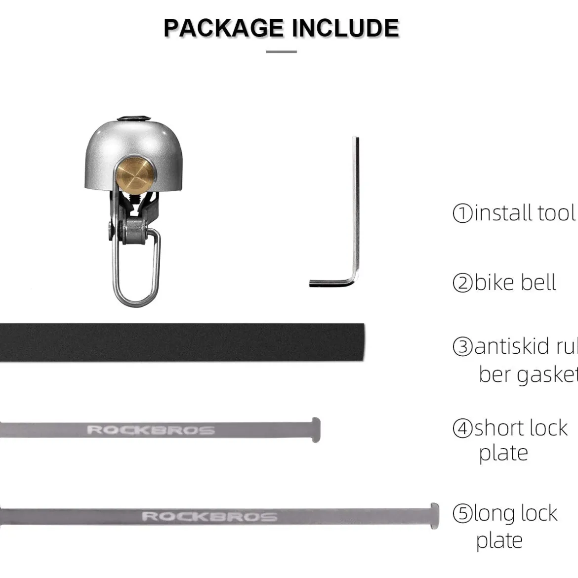 ROCKBROS Bike Classic Bicycle Bell Loud Sound Bells