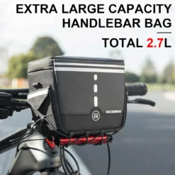 ROCKBROS Bike Handlebar Bag Bicycle Front Storage Bags