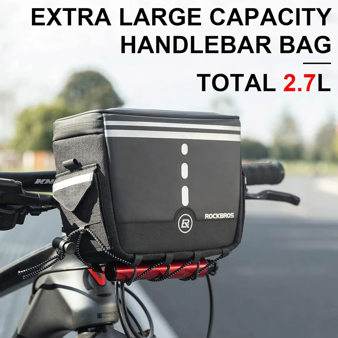 ROCKBROS Bike Handlebar Bag Bicycle Front Storage Bags