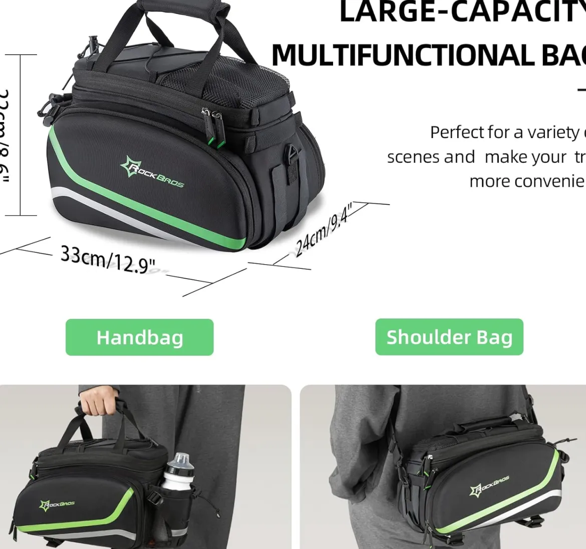 ROCKBROS Bike Panniers for Bicycle Trunk Bag 17L-45L bag Waterproof