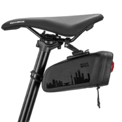 ROCKBROS Bike Saddle Bag Waterproof with Brake Sensor Tail Light