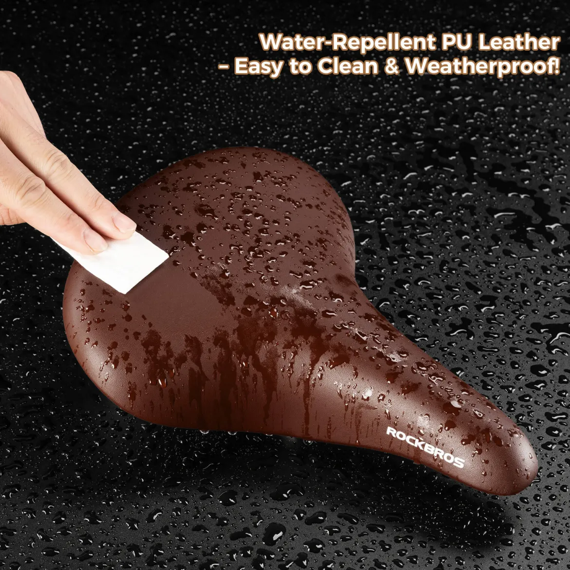 ROCKBROS Bike Saddle Retro Style