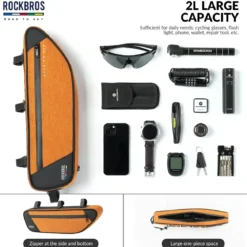 ROCKBROS Bike Triangle Bag-Road to sky