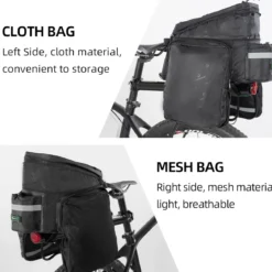 ROCKBROS Bike Trunk Bag 13L-25L Bike Rear Rack Bag