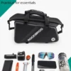 ROCKBROS Bike Trunk Bag Top Expandable Rear Rack Bag, EVA Hard Shell