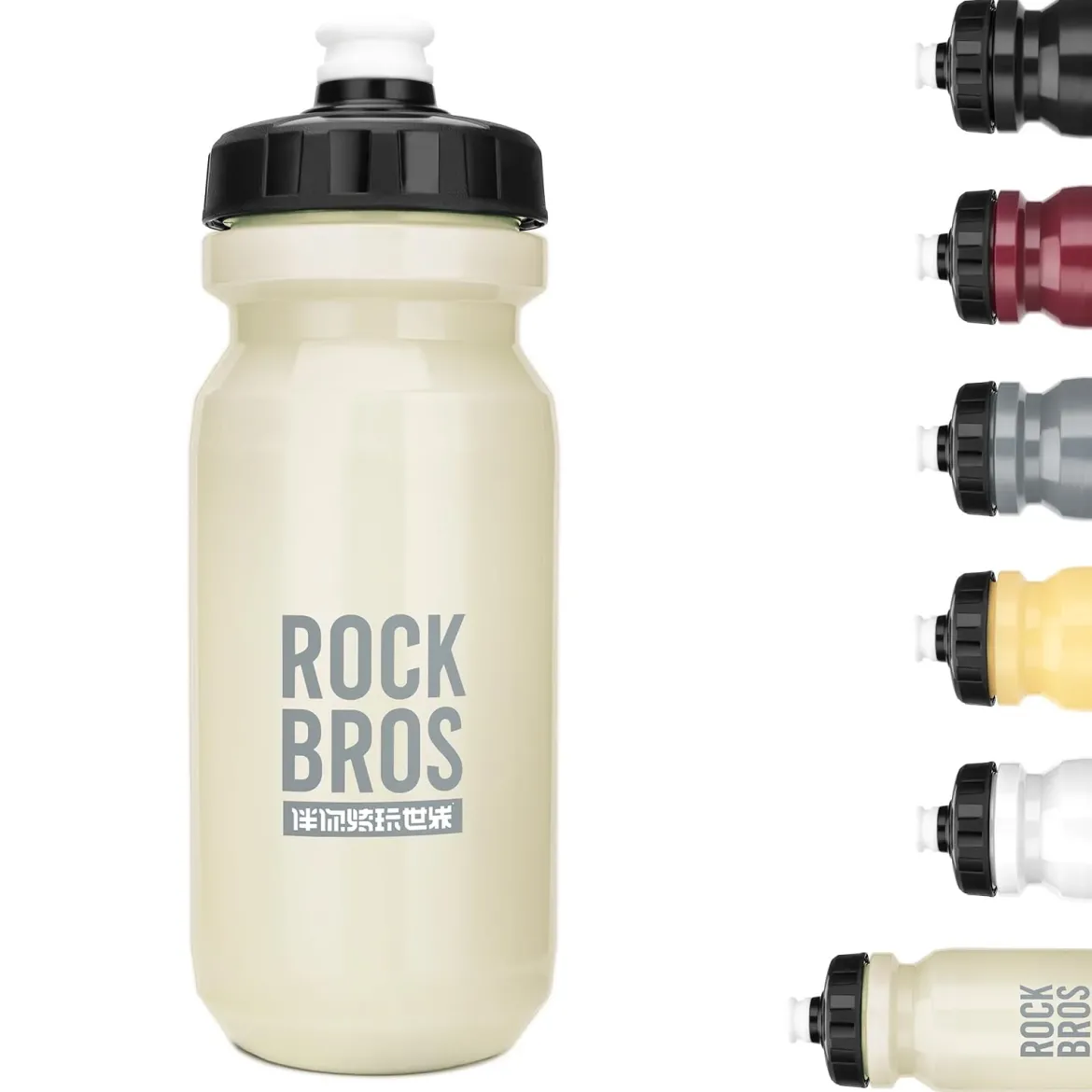 ROCKBROS Bike Water Bottle Squeeze Bicycle Water Bottle BPA-Free