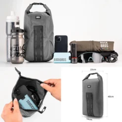 ROCKBROS Bike Waterproof 4L Front Fork Bag with Bike Rack