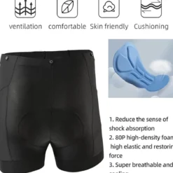 ROCKBROS Breathable Cycling Trousers 2 in 1 With Quick-Drying Padding