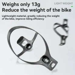 ROCKBROS 100% Carbon Fiber 13g Ultra-Light Bike Water Bottle Holder