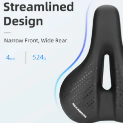 ROCKBROS Comfort Gel Bike Seat Breathable Waterproof Saddle Cruiser/Mountain/Fat Bikes