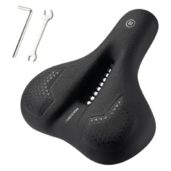 ROCKBROS Comfort Gel Bike Seat Breathable Waterproof Saddle Cruiser/Mountain/Fat Bikes