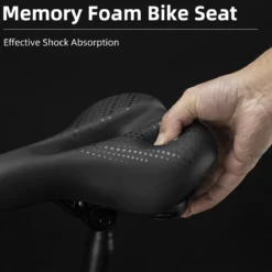 ROCKBROS Comfort Gel Bike Seat Breathable Waterproof Saddle Cruiser/Mountain/Fat Bikes