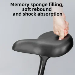 ROCKBROS Comfort Shock Absorption Bike Saddle Soft Wide Seat for Men Women