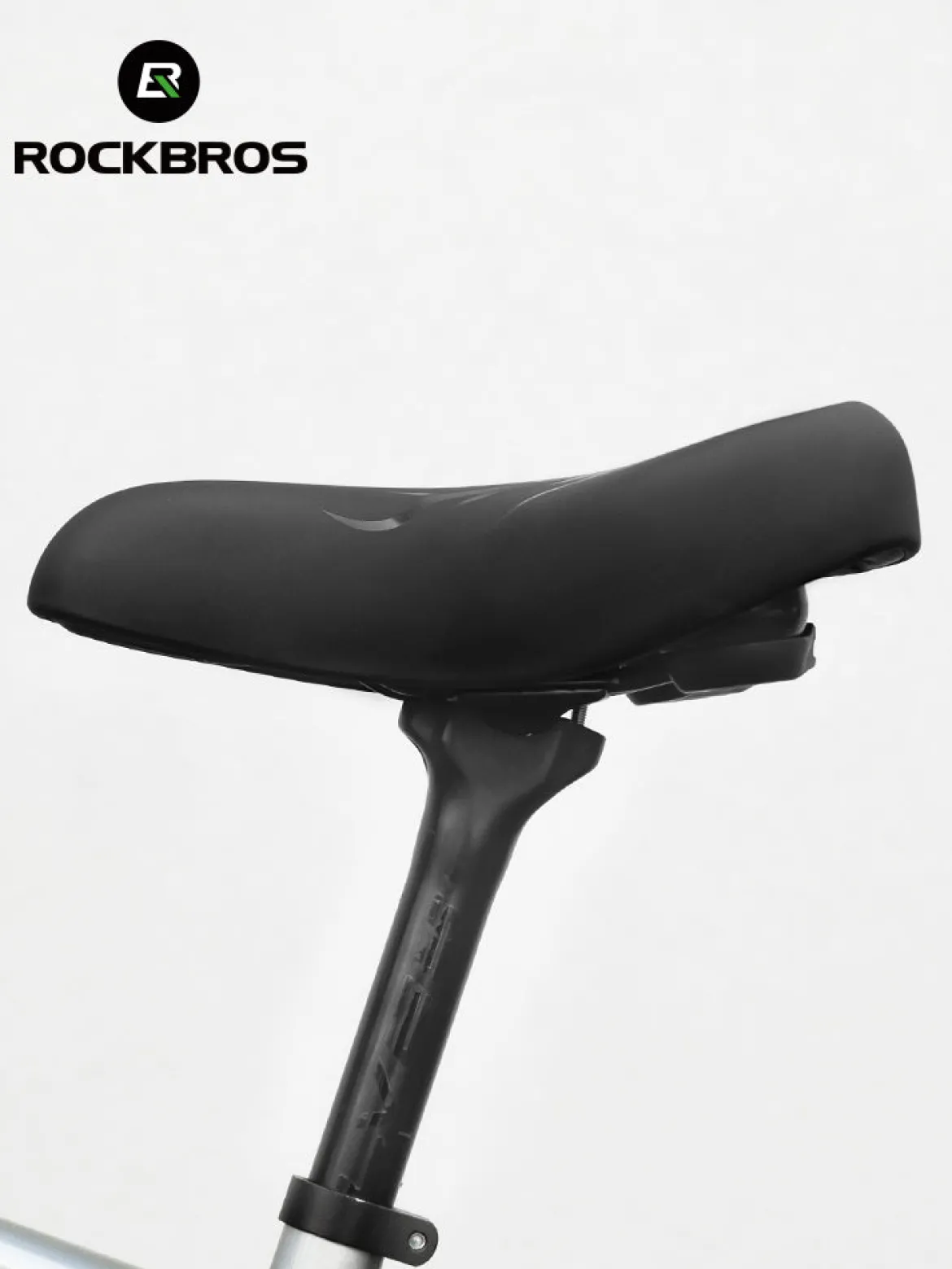 ROCKBROS Comfort Shock Absorption Bike Saddle Soft Wide Seat for Men Women