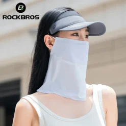 ROCKBROS Cooling Neck Gaiter with Ear Loops – UV Protection for Cycling