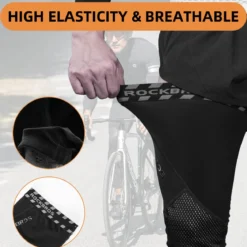 ROCKBROS Cycling Leg Warmers Thermal Long Leg Sleeves for Men Women Legwarmer