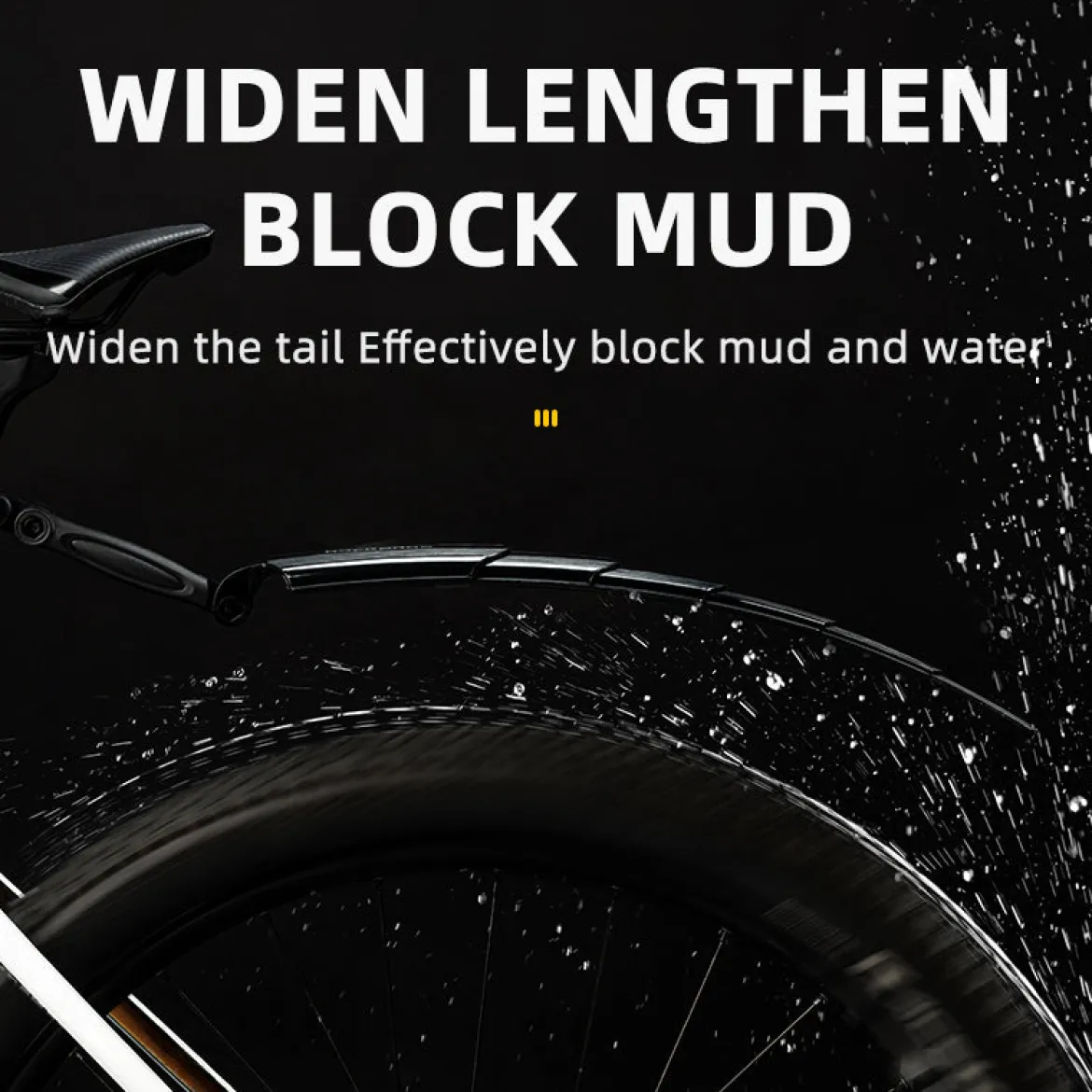 ROCKBROS Cycling Rear Fender Front Mudguard Road Mountain Bike Fender Adjustable