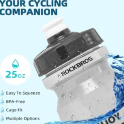 ROCKBROS Cycling Water Bottle 20-25oz Cycling Bottle BPA-Free