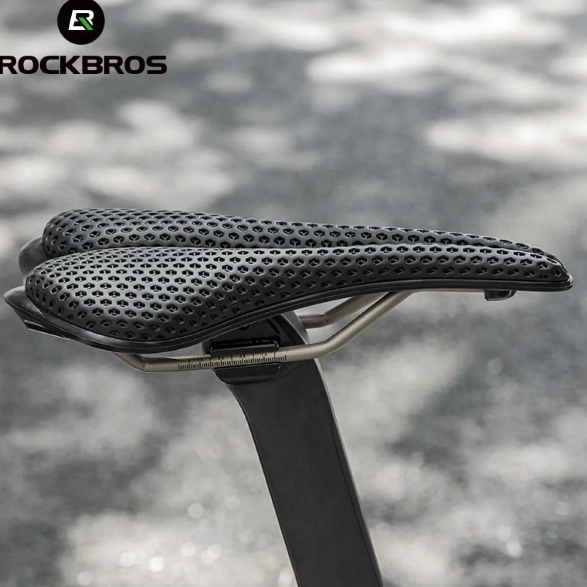 ROCKBROS 3D Carbon Fiber Bike Saddle Adaptive Custom Fit Seat for Men