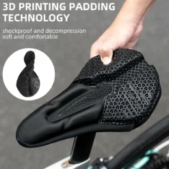 ROCKBROS 3D Printing Cushion Bike Seat Cover