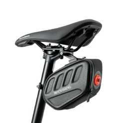 ROCKBROS 3D Shell Saddle Bike Seat Bag with Light Tail