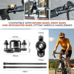 ROCKBROS Dual Hammer Bike Bell