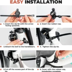ROCKBROS Dual Hammer Bike Bell