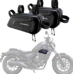 ROCKBROS EVA Hard Shell Motorcycle Tool Bag - Water-Resistant Triangle Side Bag