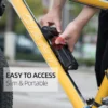 ROCKBROS Folding Bike Lock Heavy Duty Anti-Theft 4-Digit Combination Lock with Mount