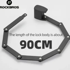 ROCKBROS Folding Bike Lock Smart Fingerprint Heavy Duty Anti Theft Bike Lock