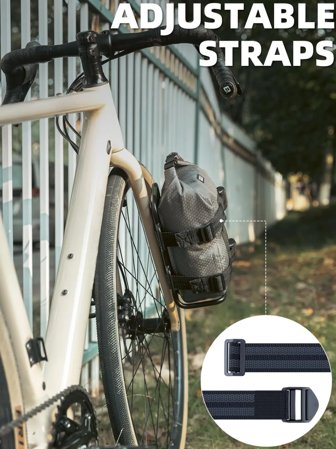 ROCKBROS Front Bike Rack Aluminum Alloy Luggage Touring Carrier Racks 6.6lbs