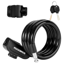 ROCKBROS 3ft Bike Cable Lock - Secure, Lightweight with Mounting Bracket