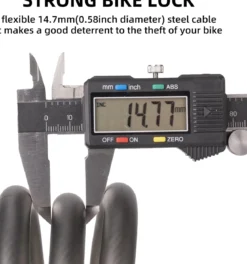 ROCKBROS 3ft Bike Cable Lock - Secure, Lightweight with Mounting Bracket