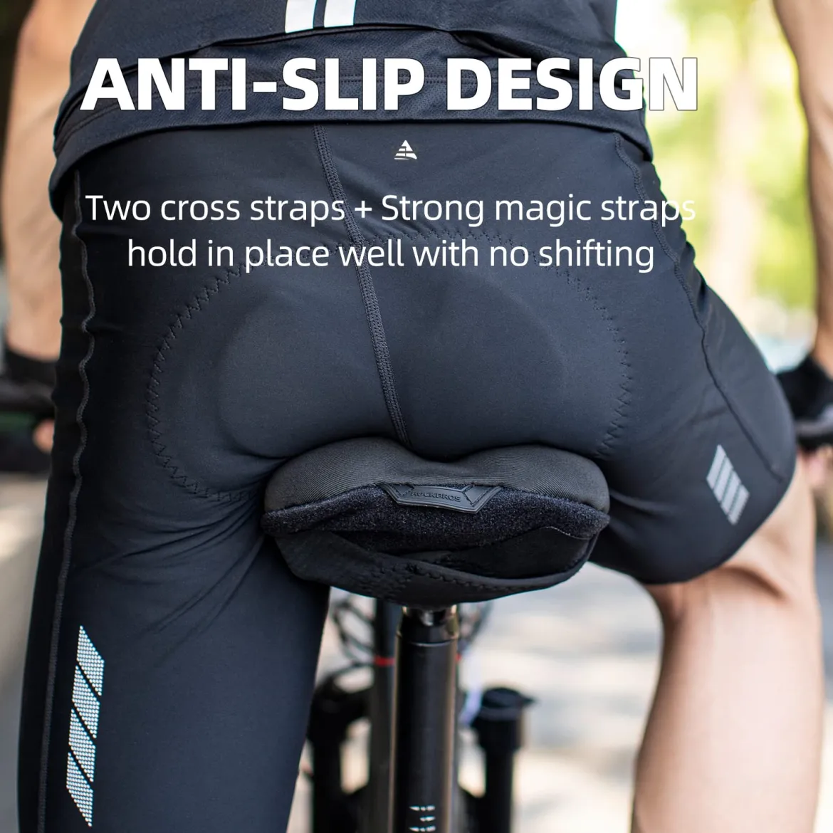 ROCKBROS Gel Bike Seat Cushion Padded Narrow Cover for Peloton Spin Bikes