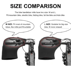 ROCKBROS Handlebar Mittens - Cold Weather Windproof MTB Bar Covers