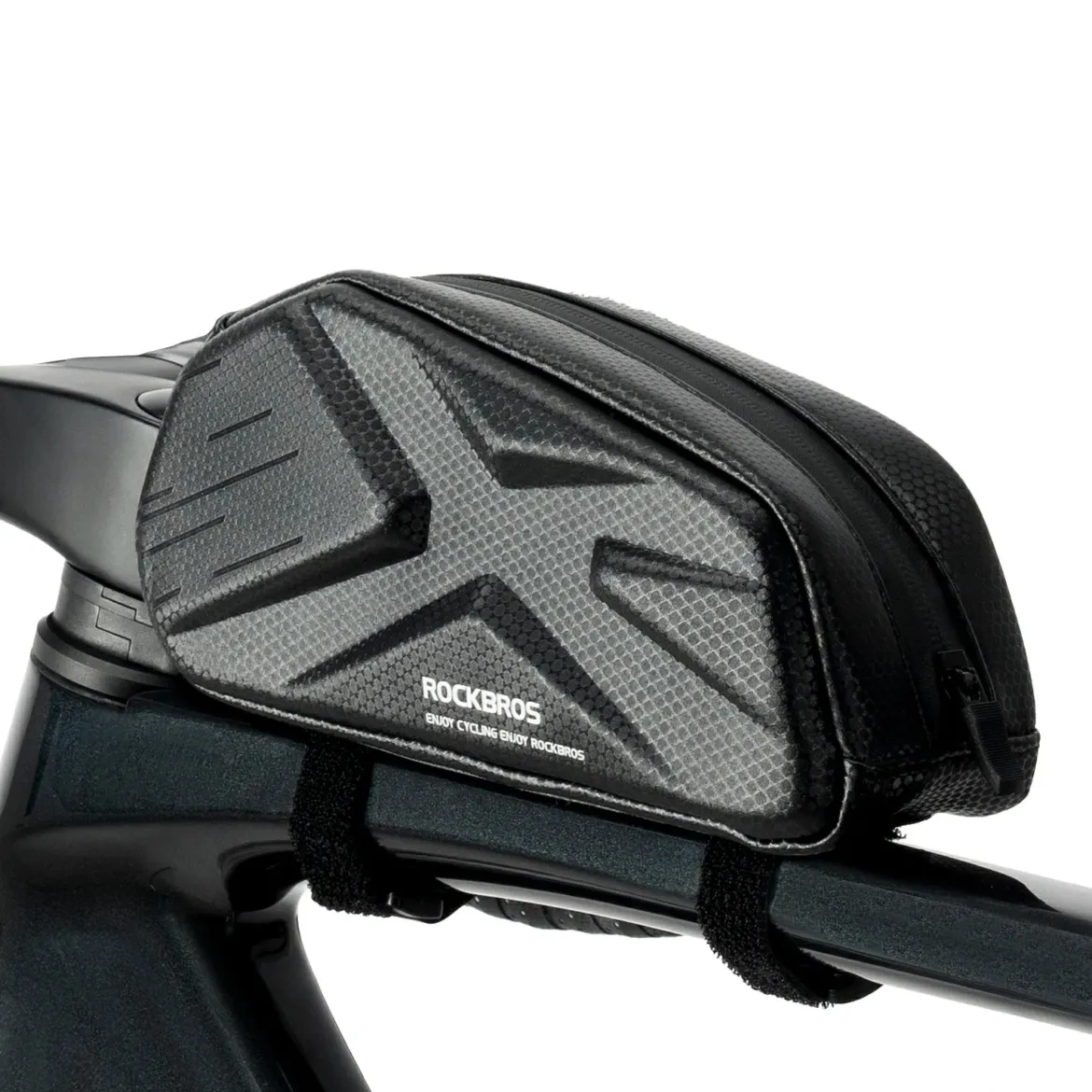 ROCKBROS 076 Hard Shell Bike Top Tube Frame Bag Pouch 1.4L