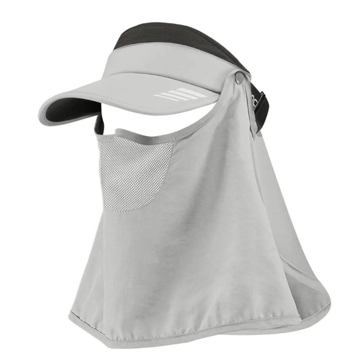 ROCKBROS Ice Silk Full Face Sunhat 360° Anti-UV Adjustable Hiking Fishing Cap