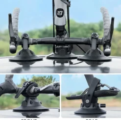 ROCKBROS Inverted Suction Cup Bike Rack Secure Mount for 1 Bike No Removal Needed
