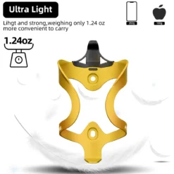 ROCKBROS Lightweight Alloy Bike Water Bottle Holder for Road Mountain Bikes