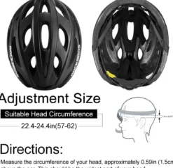 ROCKBROS Lightweight Cycling Helmet with Removable Goggles Sun Visor