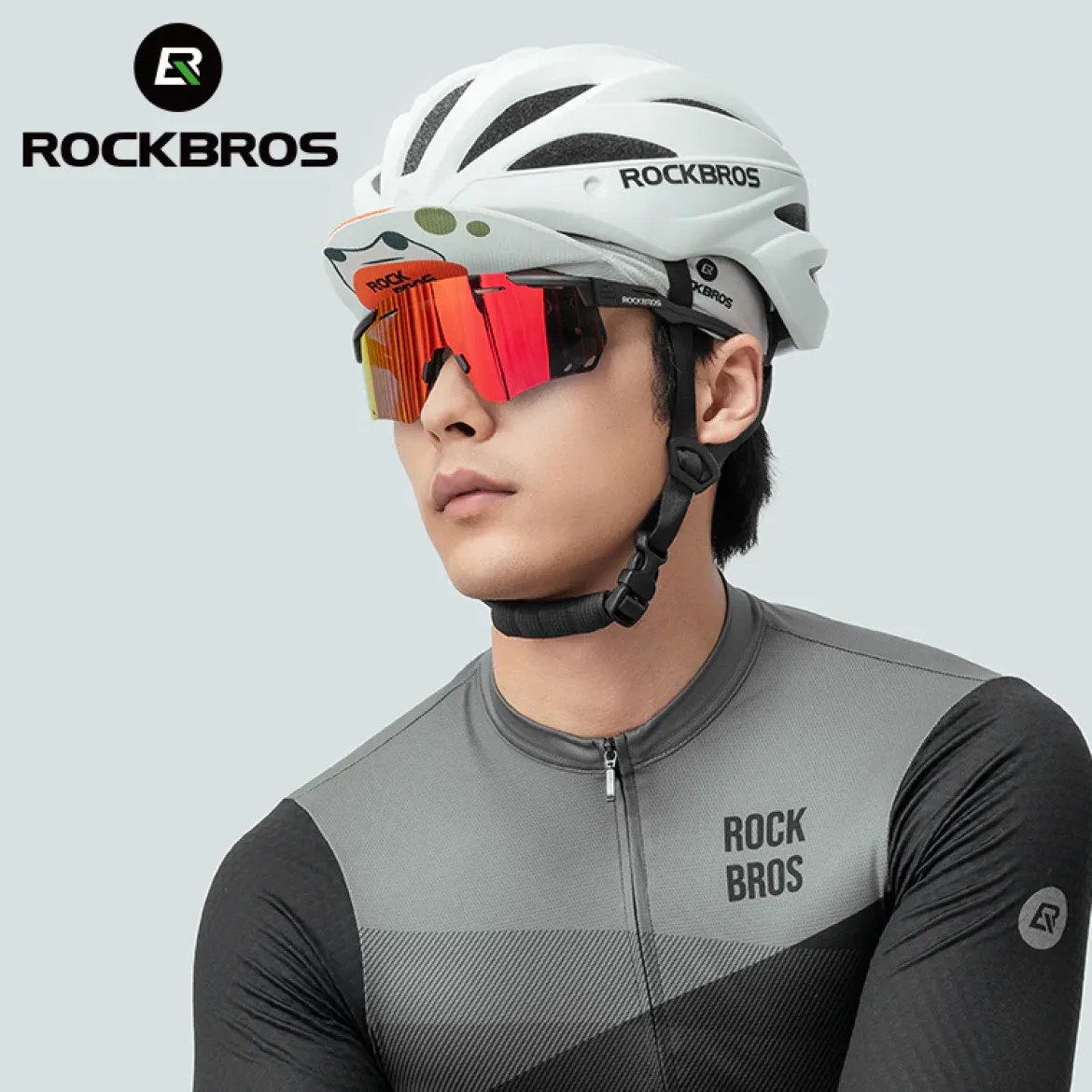 ROCKBROS Lightweight Frog Cycling Cap Breathable, UV Protection, Flip-up Brim Helmet Compatible