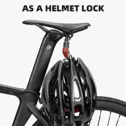 ROCKBROS Lightweight Helmet Lock, Resettable Combination Cable Lock for Bike & Luggage